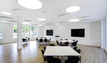 ECOVIS S & P Schütter KG Steuerberatungsgesellschaft - Akustik-Deckensegel rund ECOVIS S & P Schütter KG Steuerberatungsgesellschaft - Akustik-Deckensegel rund