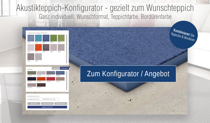 Schall absorbierender Teppich Angebot